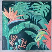 Mon projet du cours : Peinture botanique à l’acrylique. Un proyecto de Ilustración tradicional, Bellas Artes, Pintura, Pintura acrílica e Ilustración botánica de Sylvie Raymond - 02.01.2022