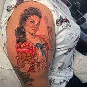 Mi Proyecto del curso: Técnicas de color para tatuajes. Un progetto di Illustrazione tradizionale, Disegno, Illustrazione digitale, Design di tatuaggi e Disegno digitale di ADS Londoño - 03.01.2022