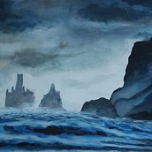 Down by the Sea. Pintura, e Pintura Acrílica projeto de lyse_bxl - 03.01.2022