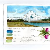 Mi Proyecto del curso: Cuaderno de viaje en acuarela. Traditional illustration, Watercolor Painting, Architectural Illustration, and Sketchbook project by Irlanda Stefany - 01.04.2022