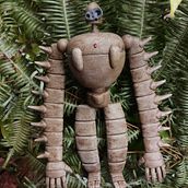 Laputa: Castle In The Sky Guardian Robot model painted by hand using acrylics. Arts, and Crafts project by Timothy Ong - 02.27.2021
