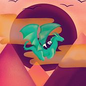 Mon projet du cours : Illustration sur Photoshop : jouez avec la couleur et la texture. Un progetto di Illustrazione tradizionale e Illustrazione digitale di Clémentine Douilly - 04.01.2022