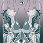 My project in Conceptualisation and Techniques of Digital Illustration course. Un progetto di Design, Illustrazione tradizionale e Illustrazione digitale di Kathryn Fuller - 03.01.2022