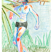 My project in Expressive Figure Drawing: Explore Lines, Shapes and Colors course. Fine Arts, Pencil Drawing, Drawing, Portrait Drawing, Realistic Drawing, Figure Drawing, and Gouache Painting project by Živilė Kairytė - 01.04.2022