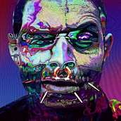 Mein Kursprojekt: Abstrakte Porträts mit Photoshop und After Effects. Un projet de Animation, Animation 2D et Illustration numérique de svenu91 - 04.01.2022