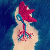 Femme fleur Ein Projekt aus dem Bereich Stickerei, H und werk von clairelat - 04.01.2022