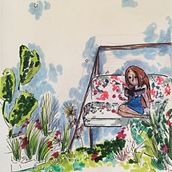 Mi Proyecto del curso: Sketchbook para explorar tu estilo de dibujo. Een project van Traditionele illustratie,  Schetsen,  Creativiteit,  Tekening, Aquarelschilderen, Sketchbook y Schilderen met gouache van Fiorella - 03.01.2022
