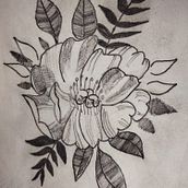 Mi Proyecto del curso: Tatuaje para principiantes. Tattoo Design project by yanainamendiola2011 - 01.05.2022