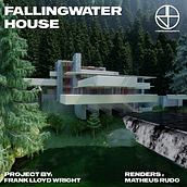 Fallingwater house - Frank Lloyd Wright. Un progetto di Architettura e Fotografia architettonica di Matheus Rudo Antoniassi Pereira de Oliveira - 05.01.2022
