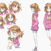 My project in Creation of Manga Characters course. Un progetto di Illustrazione tradizionale, Character design, Fumetto e Manga di Ashley Ehlers - 05.01.2022