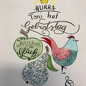 different cards. Lettering projeto de Claudia Collet Rothlin - 05.01.2022