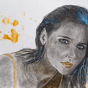 My project in Artistic Charcoal Portraiture: Creating Atmosphere course. Un proyecto de Ilustración tradicional, Bellas Artes, Dibujo, Dibujo de Retrato, Dibujo realista y Dibujo artístico de Sophie Chambon - 05.01.2022