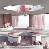Mijn project van de cursus: Interieur ArchViz: maak surrealistische 3D-ontwerpen met Blender. Un progetto di Architettura, Architettura d'interni, Architettura digitale e ArchVIZ di Mandy van den Berg - 04.01.2022