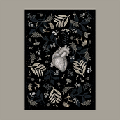 3 posters project. Un progetto di Disegno anatomico, Illustrazione botanica, Collage, Infografica e Illustrazione tradizionale di Aellen Florence - 01.09.2021