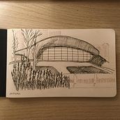 My project in Urban Sketching: Express Your World in a New Perspective course. Un progetto di Illustrazione tradizionale, Bozzetti, Disegno, Pittura ad acquerello, Illustrazione architettonica e Sketchbook di Narcis Sauleda - 05.01.2022