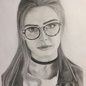 Muchacha con lentes . % Alberto Murazzo tarafından hazırlanan Geleneksel illüstras, Ve on projesi - 01.05.2022