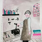 My project in Exploratory Sketchbook: Find Your Drawing Style course. Projekt z dziedziny Trad, c, jna ilustracja, Sketching, Kreat, wność,  R, sunek, Sketchbook,  R i sunek atramentem użytkownika haggytea - 05.01.2022