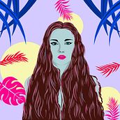 Mi Proyecto del curso: Ilustración de retratos: Adobe Fresco para principiantes. Digital Illustration, Traditional illustration, and Design project by Andrea Ottonello - 01.03.2022