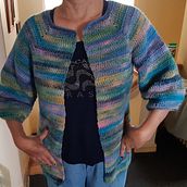 Mi Proyecto del curso:  Top-down: prendas a crochet de una sola pieza. Fashion Design, Fiber Arts, DIY, Crochet, and Textile Design project by Stephanie Bartolotti Miranda - 01.06.2022