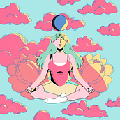 Meu projeto do curso: Composição criativa para ilustração com Procreate. Traditional illustration, Creativit, Digital Illustration, and Digital Drawing project by Pedro Niza - 12.25.2021