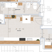 Mi Proyecto del curso: Diseño y reforma de vivienda personal. Interior Architecture, Interior Design, Interior Decoration, and Spatial Design project by Agostina Massarini - 01.06.2022
