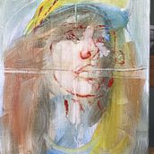 Mijn project van de cursus: Schilder moderne olieverfportretten. Traditional illustration, Fine Arts, Painting, and Oil Painting project by Mona van Almenkerk - 01.06.2022