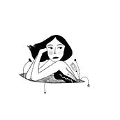 Mój projekt z kursu: Tradycyjne techniki rysowania z programem Procreate. Un projet de Illustration traditionnelle, Dessin, Illustration numérique, Dessin de portrait , et Dessin numérique de wiktoria_bialonoga - 06.01.2022