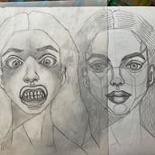 My project in Figure Drawing: The Human Head course Ein Projekt aus dem Bereich Bildende Künste, Bleistiftzeichnung, Zeichnung, Porträtzeichnung, Realistische Zeichnung und Anatomische Zeichnung von Carmen Zea - 06.01.2022