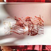 My project in Engraving stamps and printing techniques course. Un projet de Création d'accessoires, Artisanat, Beaux Arts, Estampe, Créativité avec les enfants , et Gravure de Anna Koczela - 06.01.2022