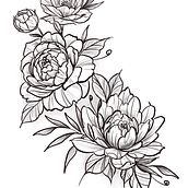 Mój projekt z kursu: Tatuaż techniką „blackwork” z użyciem cienkich linii. Tattoo Design project by Małgorzata Wojciechowska - 02.06.2022