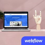 Criação de site para startup usando Webflow. Un projet de Webdesign, Design , Développement web , et Développement no code de Gabriel Fleury - 07.02.2021