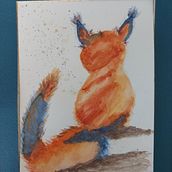 My project in Expressive Animal Portraits in Watercolor course Ein Projekt aus dem Bereich Traditionelle Illustration, Aquarellmalerei, Realistische Zeichnung und Naturalistische Illustration von Debra Sallaway - 07.01.2022