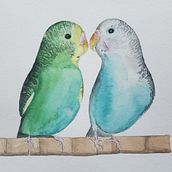 My project in Expressive Animal Portraits in Watercolor course_Leaf and Leon. Watercolor Painting, Traditional illustration, Realistic Drawing, and Naturalistic Illustration project by Huong Nguyen - 01.04.2022