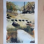 Mi Proyecto del curso: Paisajes naturales en acuarela. Fine Arts, Painting, and Watercolor Painting project by Luis Alves - 01.07.2022
