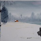Paisagens atmosféricas. Painting project by Edna Ogaki - 01.07.2022