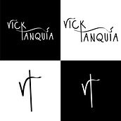 Logo y simbol -  Vick Tanquia. Een project van  Ontwerp,  Reclame,  Br, ing en identiteit, T y pografie van Victoria Tanquía - 02.01.2022