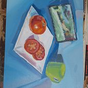 Mi Proyecto del curso: Pintura al óleo desde cero. Fine Arts, Painting, and Oil Painting project by Ariana Zárate Peralta - 01.07.2022