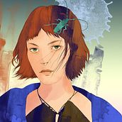 Mein Kursprojekt: Digitale Aquarellillustrationstechniken. Un proyecto de Ilustración tradicional, Ilustración digital, Pintura a la acuarela, Dibujo de Retrato y Dibujo digital de lastrahla - 05.01.2022