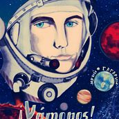 Gagarin. Traditional illustration, Drawing, and Artistic Drawing project by Daria - 01.07.2022