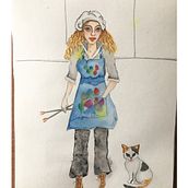 My project in Illustration and Character Development with Watercolor course Ein Projekt aus dem Bereich Traditionelle Illustration, Design von Figuren, Malerei und Aquarellmalerei von Carmen Zea - 26.12.2021