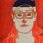 Paper cut self portrait. Projekt z dziedziny Trad, c i jna ilustracja użytkownika Sarah Wilbanks - 08.01.2022