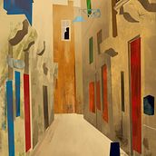 Arabic street. Un proyecto de Ilustración tradicional, Ilustración digital y Concept Art de spadaroenrico - 08.01.2022