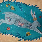 My project in Painting with Gouache: Create Poetic Illustrations course. Traditional illustration, Fine Arts, Painting, and Gouache Painting project by datura_jade - 01.06.2022