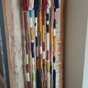 Meu projeto do curso: Macramê: técnica Fiber Emballage. Arts, Crafts, Decoration, Fiber Arts, Macramé, Textile D, eing, and Textile Design project by Maria do Carmo Saviello Define - 01.08.2022