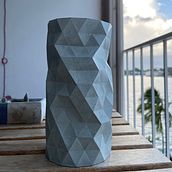 My project in Geometric Handmade Molds: Design 3D-faceted Objects course. Design, Accessor, Design, Arts, Crafts, Fine Arts, Interior Design, Decoration, Interior Decoration, and DIY project by anamcg77 - 01.08.2022