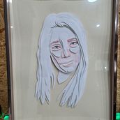 My project in 3D Portraits with Paper Layers course. Un projet de Artisanat, Beaux Arts , et Papercraft de Nikolas Karasamanis - 08.01.2022