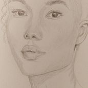 Il mio progetto del corso: Ritratto su blocco da disegno: esplora il volto umano. Un progetto di Bozzetti, Disegno, Disegno di ritratti, Disegno artistico e Sketchbook di Valeria Mancinelli - 09.01.2022
