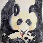 Mon projet du cours : Portraits expressifs d'animaux à l'aquarelle. Un projet de Illustration traditionnelle, Aquarelle, Dessin réaliste et Illustration naturaliste de Marie-Justine Roy - 08.01.2022