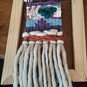 Mi Proyecto del curso: Introducción al tejido en telar de bastidor. Accessor, Design, Decoration, Fiber Arts, Weaving, and Textile Design project by Yeimy Jara villegas - 01.05.2022
