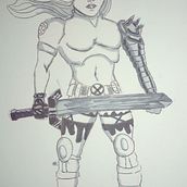 Meu projeto do curso: Desenho de personagens femininas para quadrinhos. Character Design, Comic, and Drawing project by felipeocknerrezende - 01.03.2022